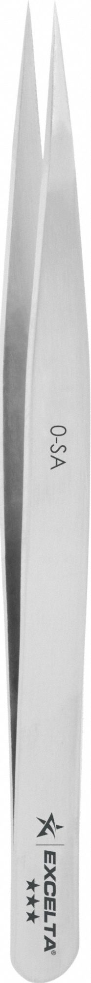 Tweezers SS 4 3/4 L Straight Point