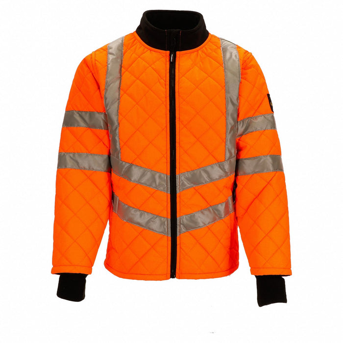 High Visibility Quilted Jacket 3XL