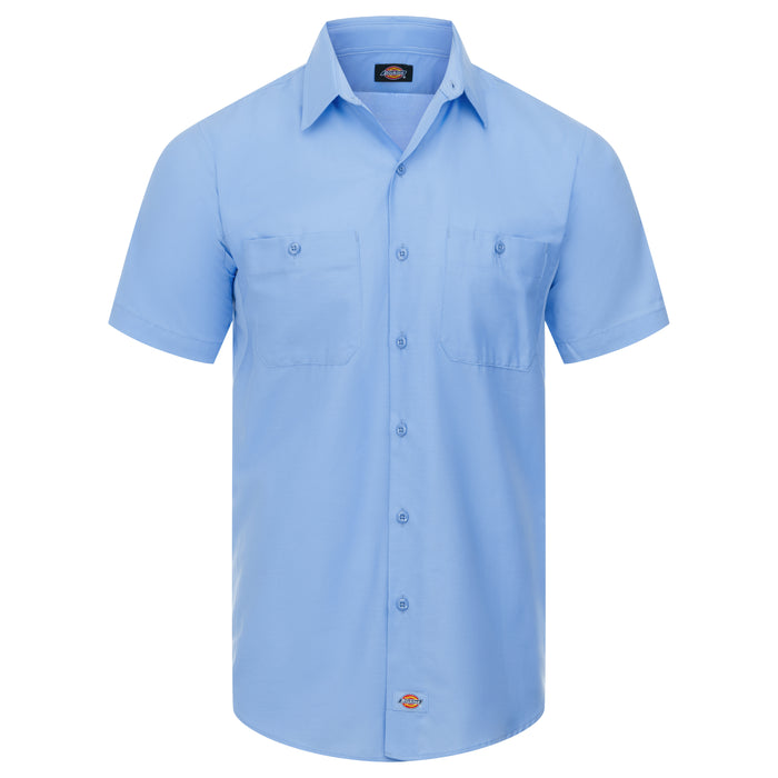 Men's Industrial WorkTech Ventilated Short-Sleeve Work Shirt With Cooling Mesh