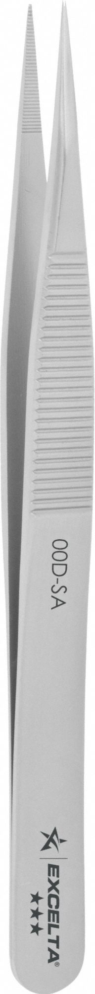 Tweezers SS 4 3/4 L Straight Point