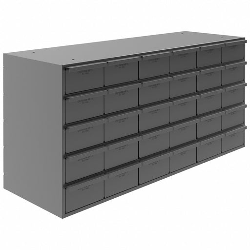 Bin Cab 30GrayDrwr Gry 17.75 H GrayDrwr