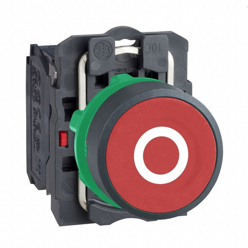 H7075 FlushPushButtonOperator NonIllum Red 1NC