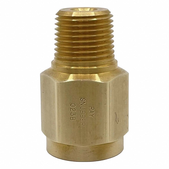 Snubber Solid Body Brass 1/2 NPT Mal