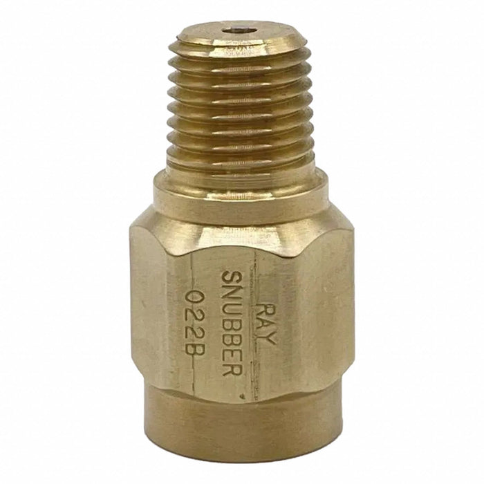 Snubber Solid Body Brass 1/4 NPT Mal