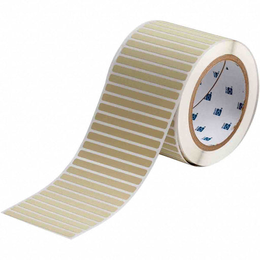 Pre-Cut Label Stock Roll Yellow Matte