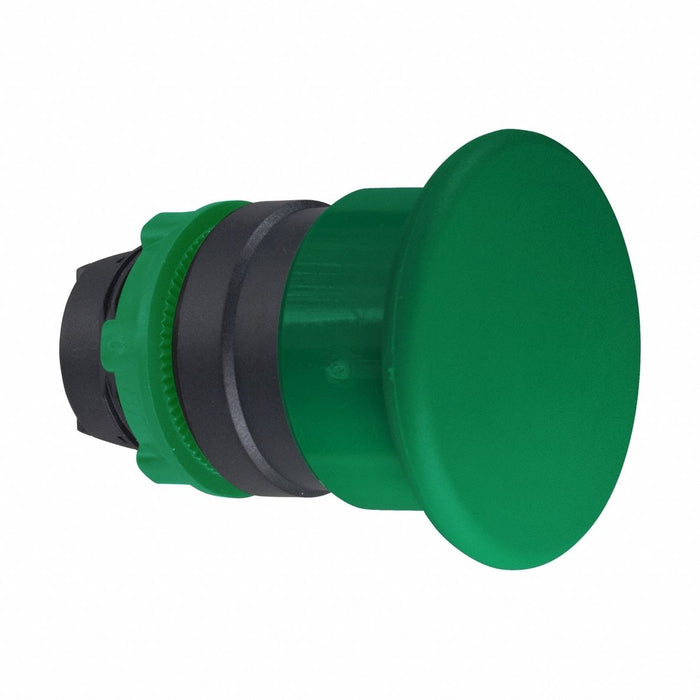 H6952 Mushroom Head Push Button Green 22mm