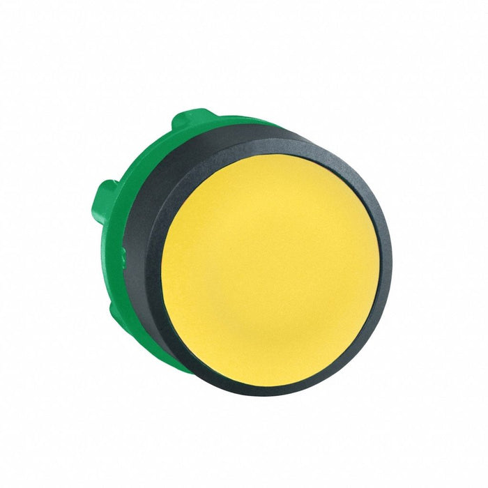 H6993 Flush Push Button Yellow Non-Illum 22mm