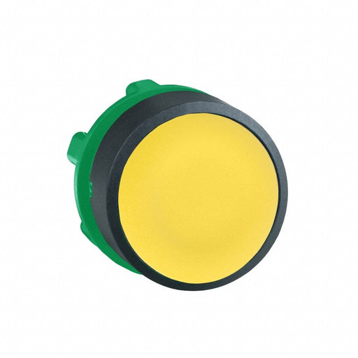H6990 Flush Push Button Yellow Non-Illum 22mm