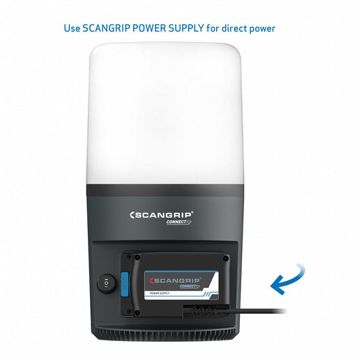 360 degrees non-blinding work light with