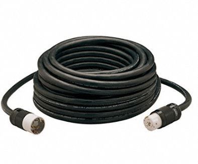 Power Supply Cord 100ft Black NEMA 1