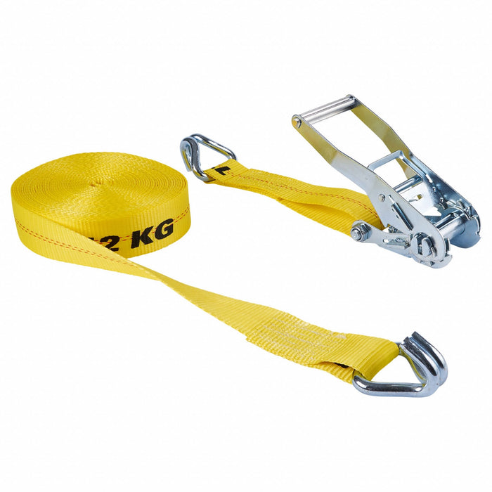 Tie Down Strap Wire-Hook Yellow