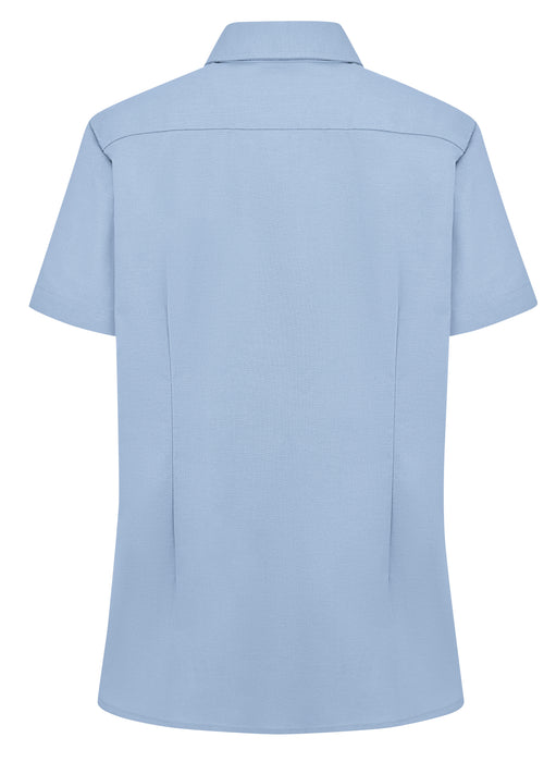 Women's Short-Sleeve Stretch Oxford Shirt
