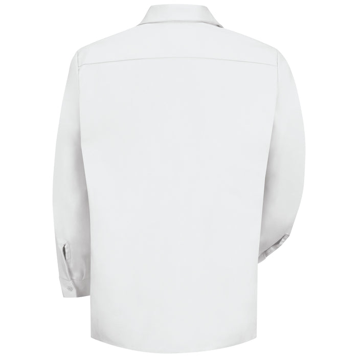 Men's Long Sleeve Wrinkle-Resistant Cotton Work Shirt