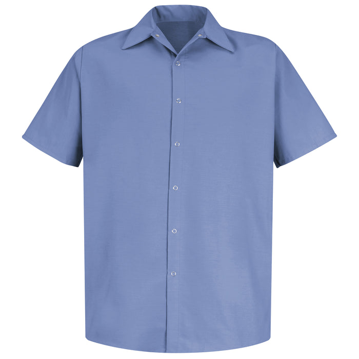 Men's Short Sleeve Specialized Pocketless Work Shirt