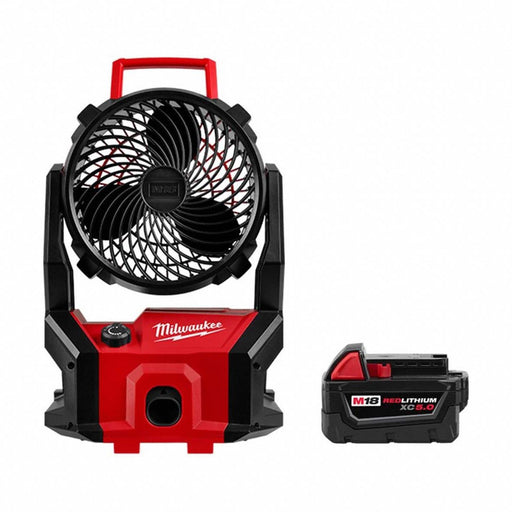 M18 Brushless Fan + M18 XC5.0 Battery
