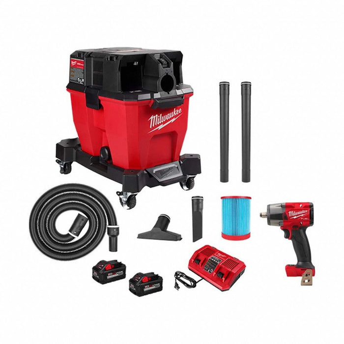 M18 FUEL 9GAL Vac Kit + M18 FUEL MTIW