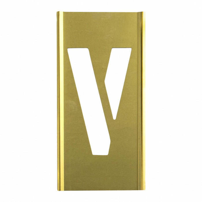 Individual Stencil Letter Brass