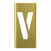 Individual Stencil Letter Brass