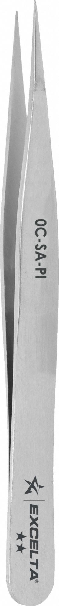 Tweezers SS 3 1/2 L Straight Point