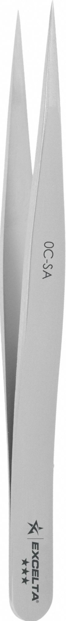 Tweezers SS 3 1/2 L Straight Point