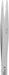 Tweezers SS 3 1/2 L Straight Point
