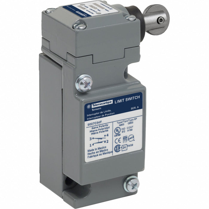 Plug-InLimitSwitch RollerPlunger 1NO/1NC