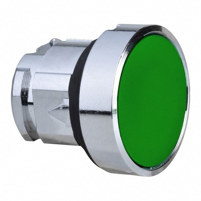 H6990 Flush Push Button Green Non-Illum 22mm