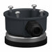Tower Light Adapter 2 13/16 in Dia Gray