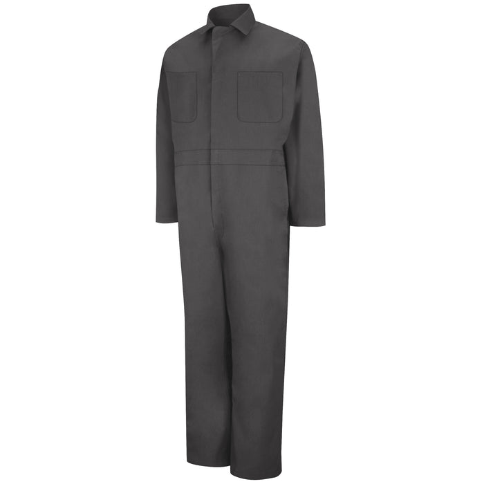 Twill Action Back Coverall with Chest Pockets