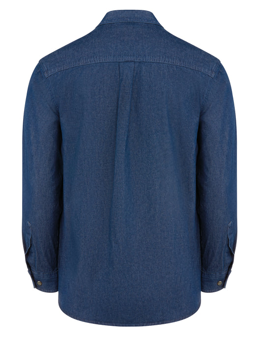 Men's Denim Long-Sleeve Work Shirt