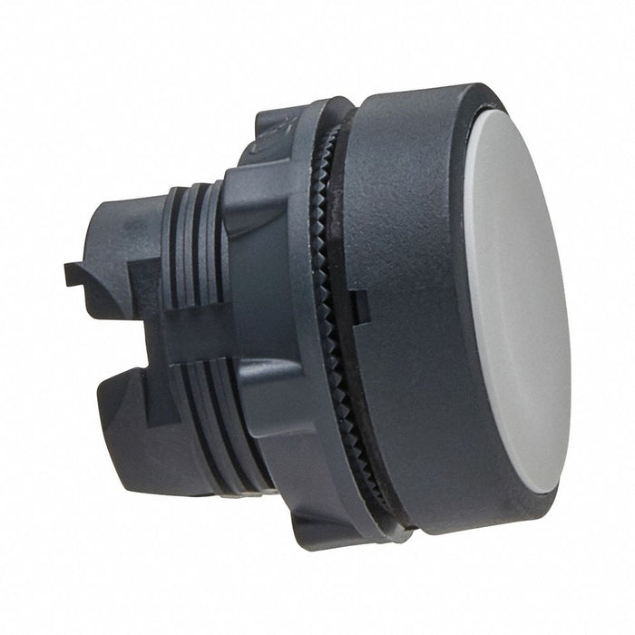 H6990 Flush Push Button White Non-Illum 22mm