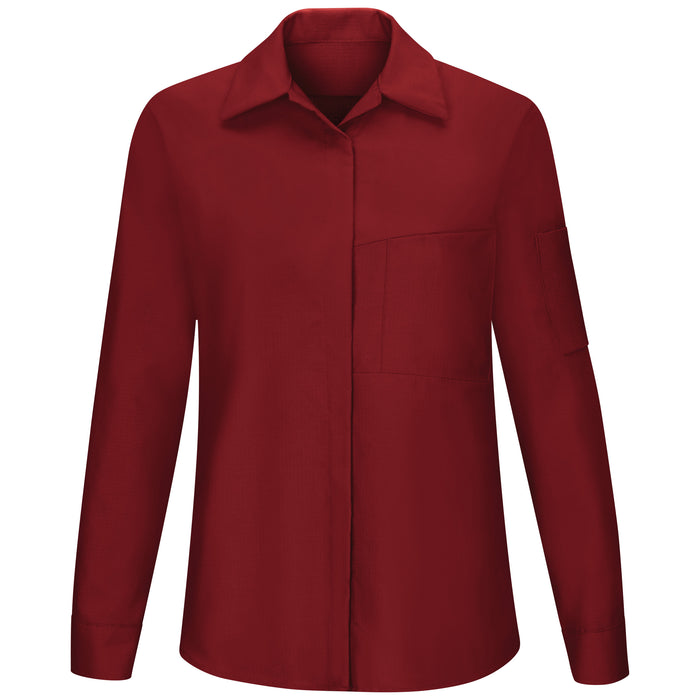 Women's Long Sleeve Performance Plus Shop Shirt with OilBlok Technology