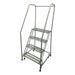 Rolling Ladder 70 in.H x 30 in.W 4 Steps