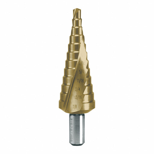 Step Drill Bit HSS TIN Size No 4