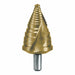 Step Drill Bit HSS TIN Size No 6