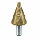 Step Drill Bit HSS TIN Size No 9