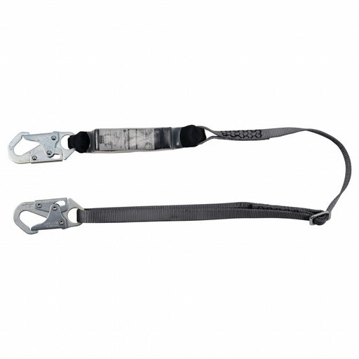Shock-Absorbing Lanyard Gray