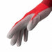 Knit Gloves Red/Gray Size 8 (M)