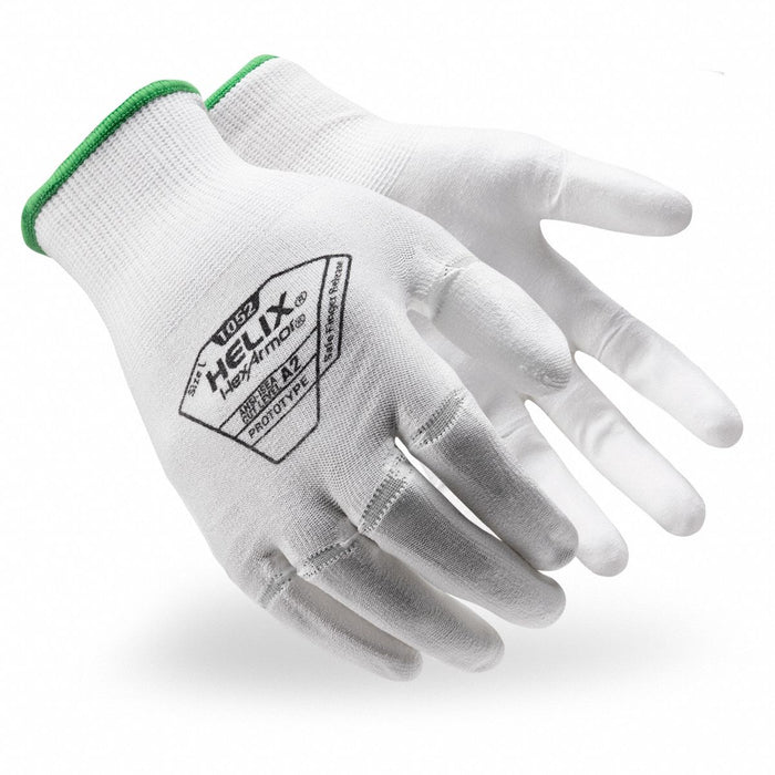 Knit Gloves White Size 10