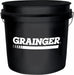 1 GAL PLASTIC PAIL - BLACK Grainger Logo