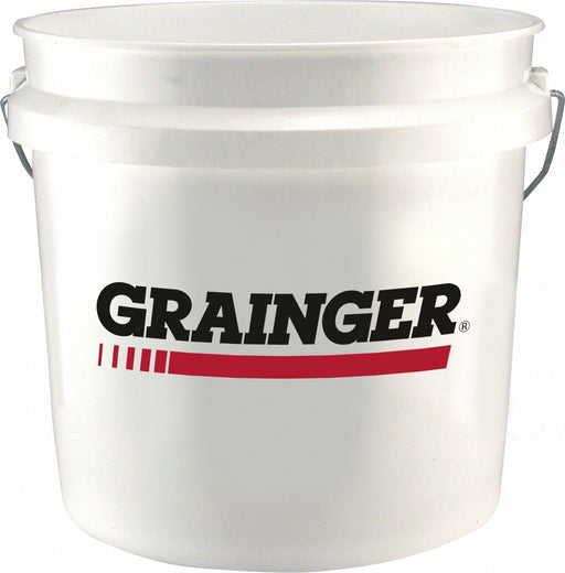 1 GAL PLASTIC PAIL - WHITE Grainger Logo