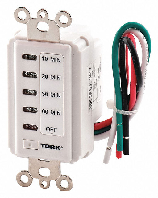Wall Switch Timer White 120V AC