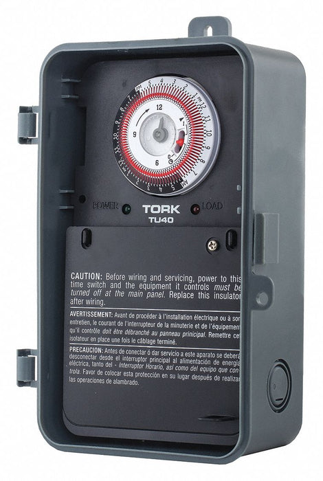 Electromechanical Timer 24 hr DPDT Resin