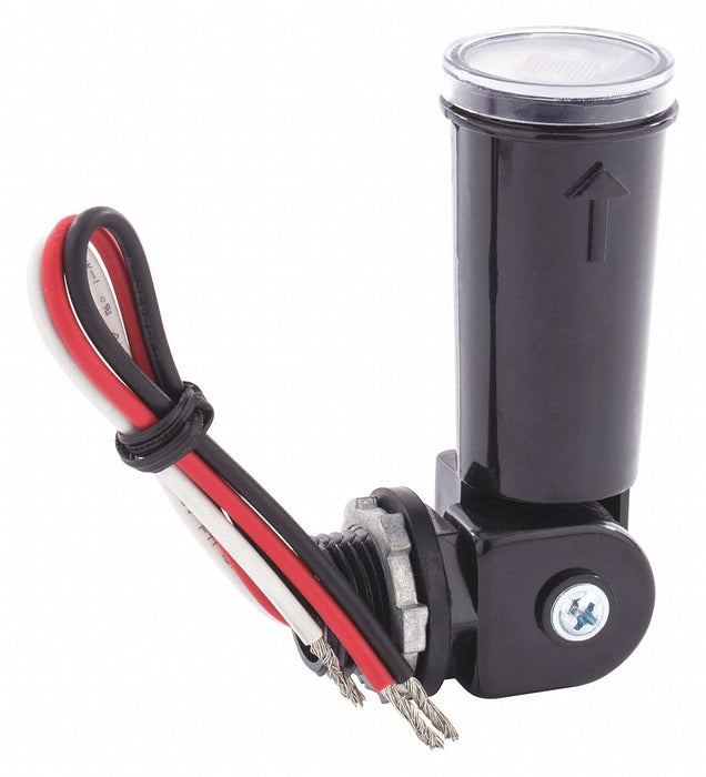 Photocontrol Stem and Swivel Black