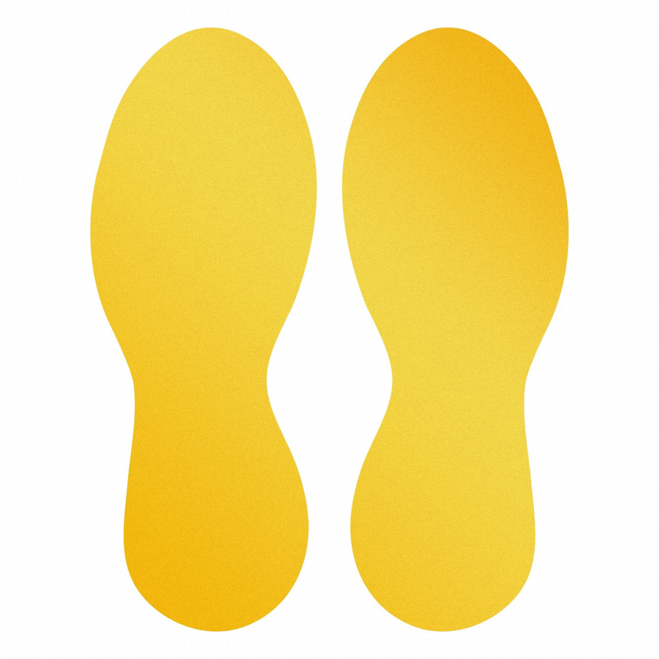Floor Marking Foot Shape Yellow PK5