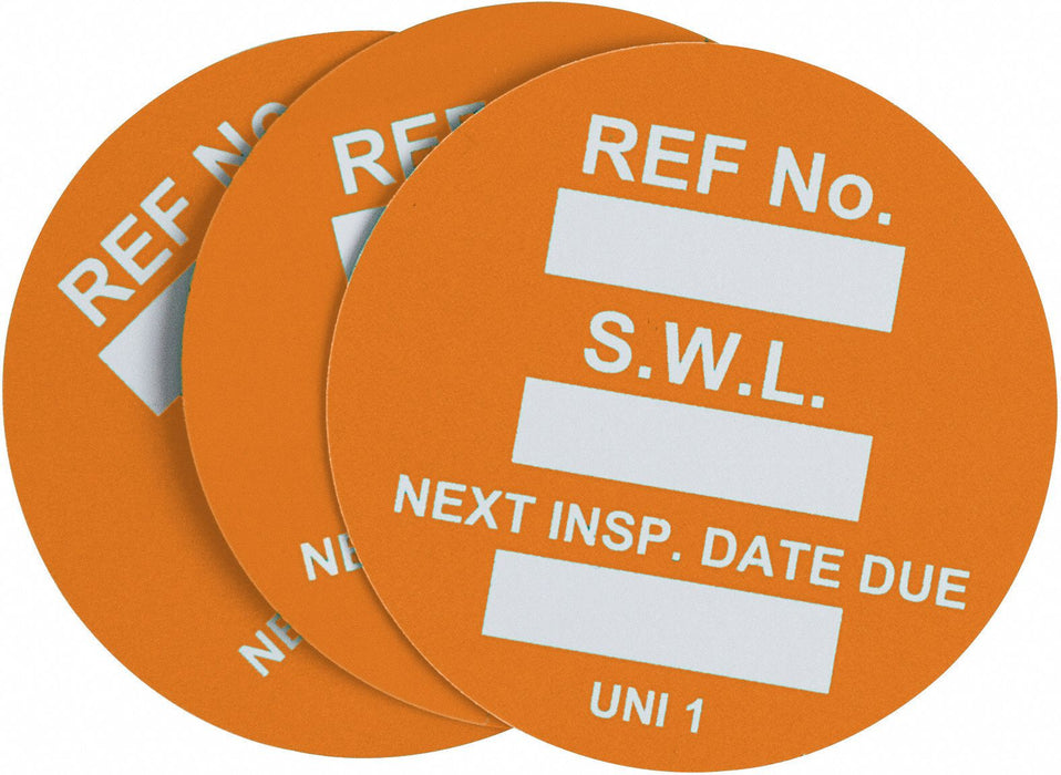 Universal Tag Next Insp. Date Inserts