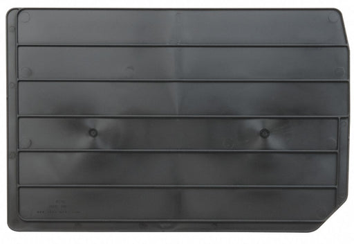 Bin Divider 16.25 in L Plastic Black