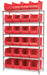 D5366 Bin Shlvng 18inx74inx48in Red