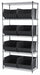 D5367 Bin Shlvng 18inx74inx36in Black
