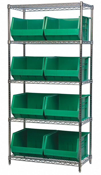 D5367 Bin Shlvng 18inx74inx36in Gray